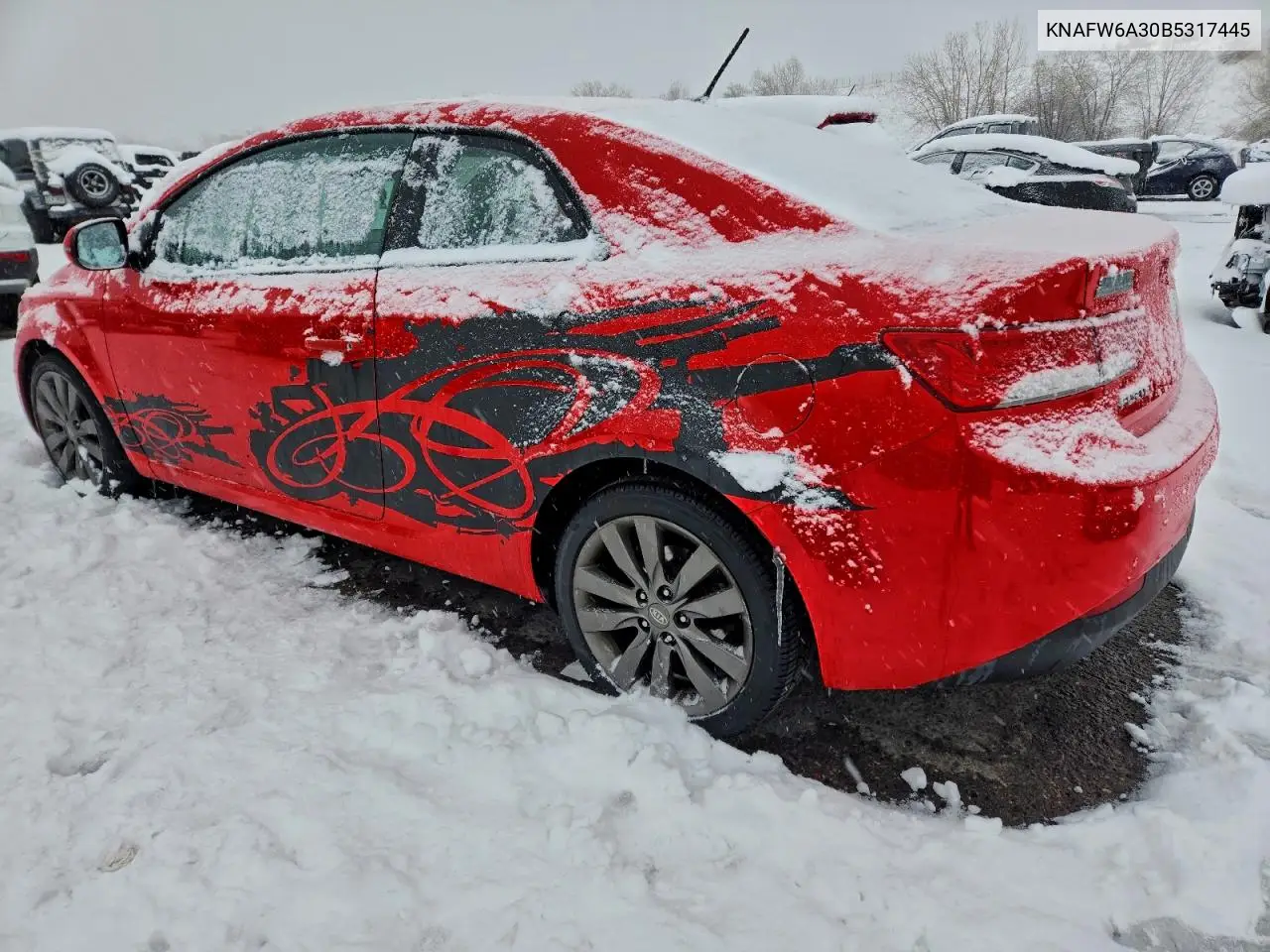 KNAFW6A30B5317445 2011 Kia Forte Sx