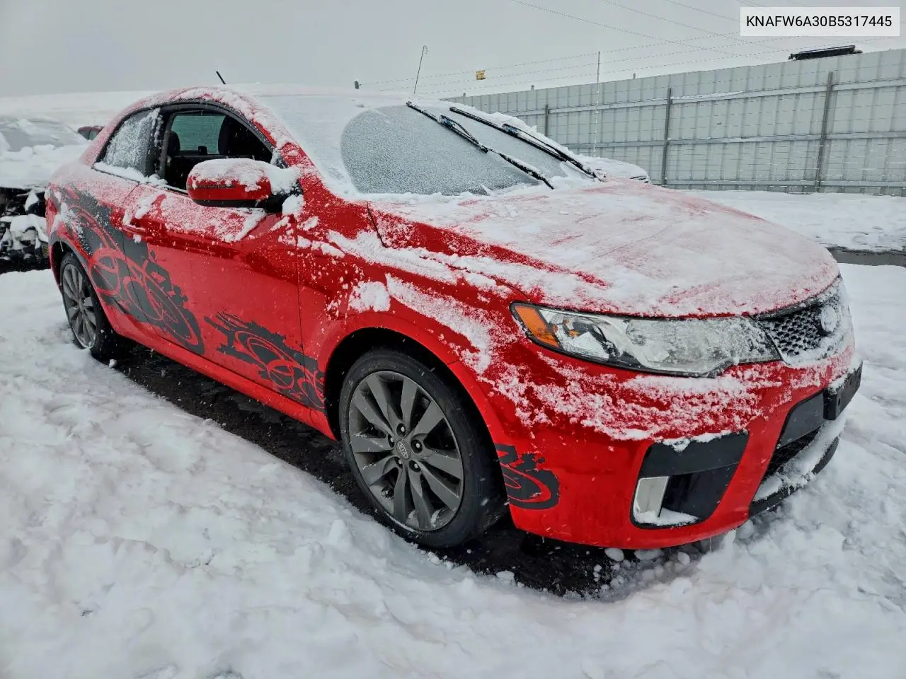 KNAFW6A30B5317445 2011 Kia Forte Sx
