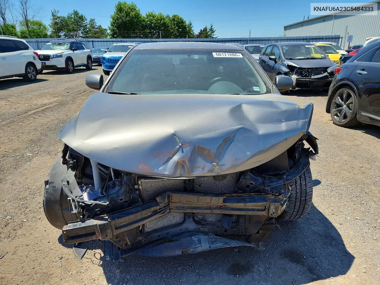 2012 Kia Forte Ex VIN: KNAFU6A23C5484333 Lot: 60121886
