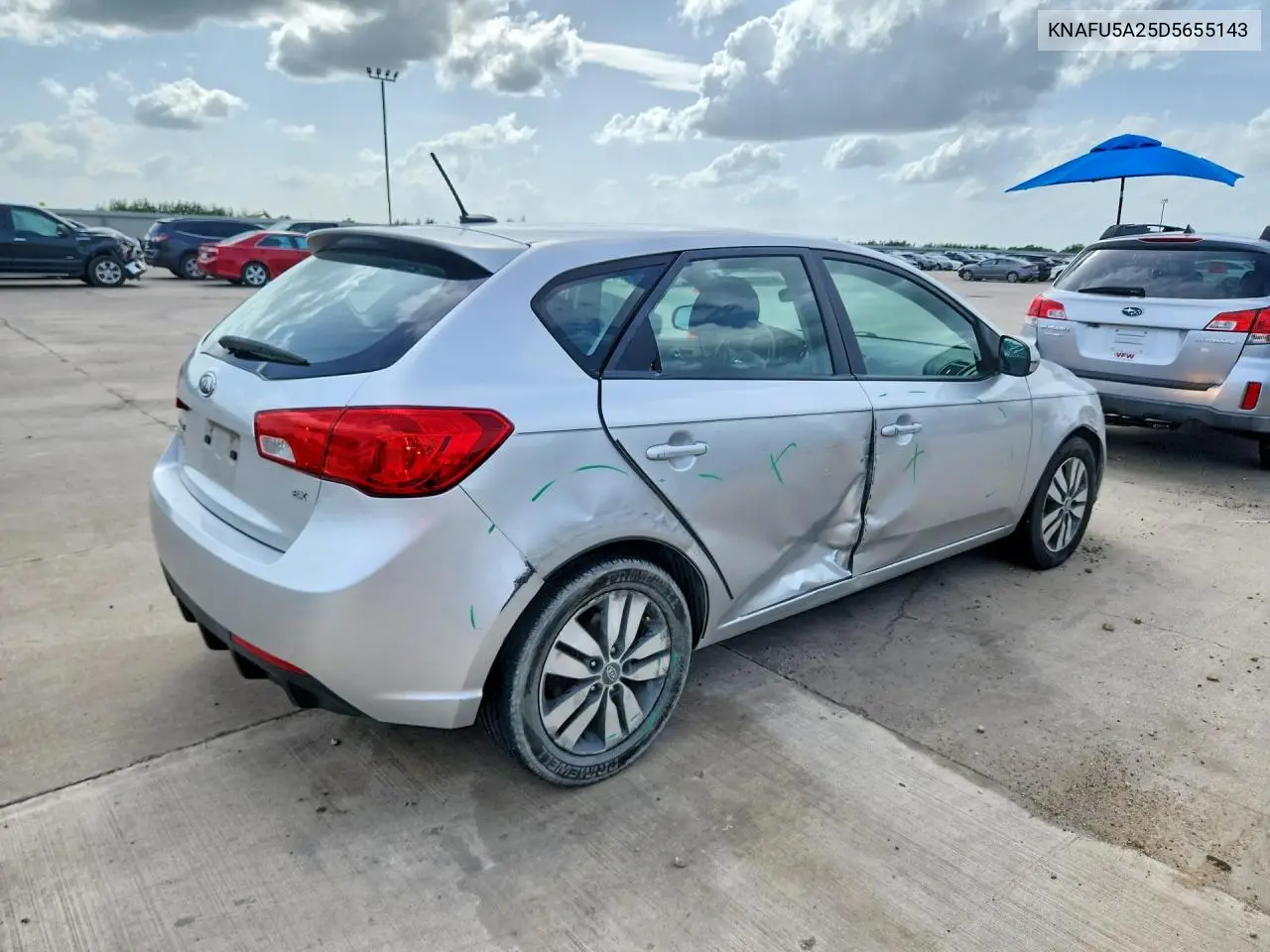 2013 Kia Forte Ex VIN: KNAFU5A25D5655143 Lot: 61231226