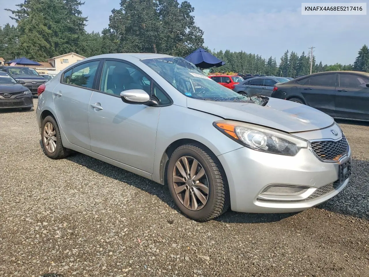 2014 Kia Forte Lx VIN: KNAFX4A68E5217416 Lot: 61333066