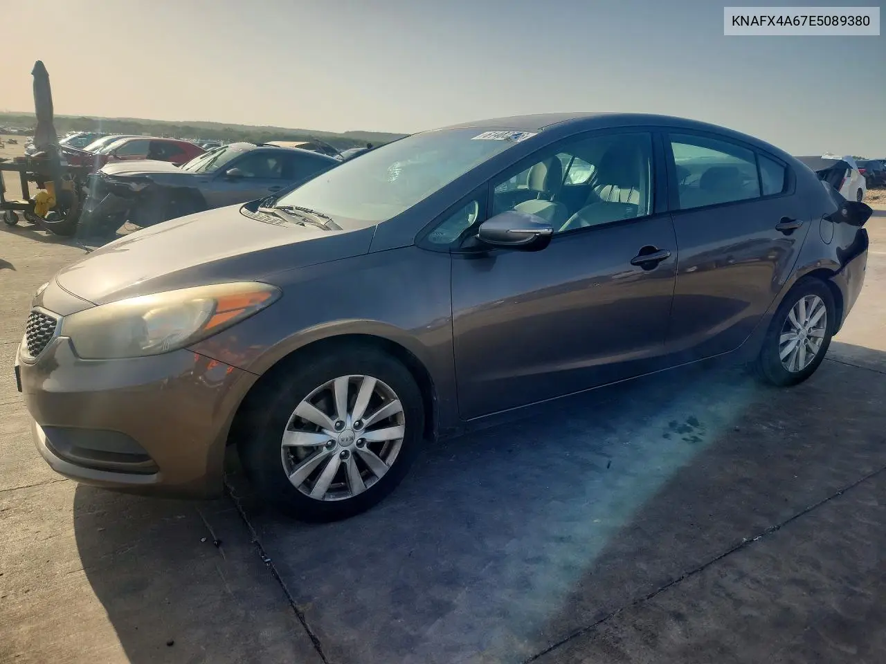 2014 Kia Forte Lx VIN: KNAFX4A67E5089380 Lot: 61402546