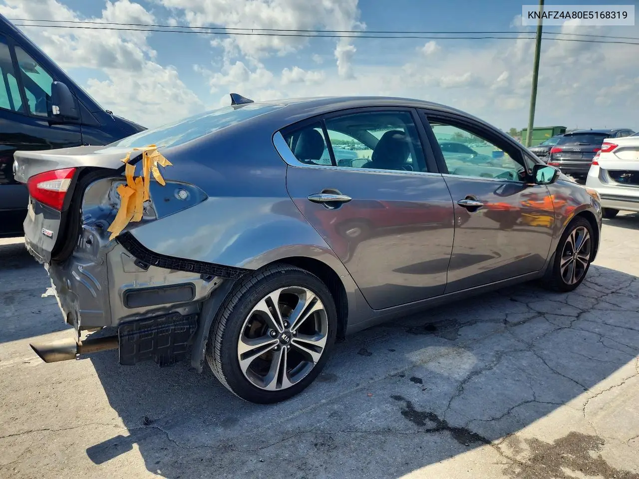 2014 Kia Forte Ex VIN: KNAFZ4A80E5168319 Lot: 61819296