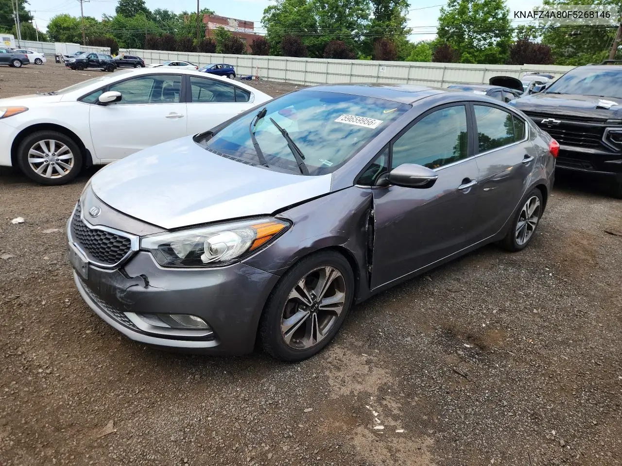 2015 Kia Forte Ex VIN: KNAFZ4A80F5268146 Lot: 59659956