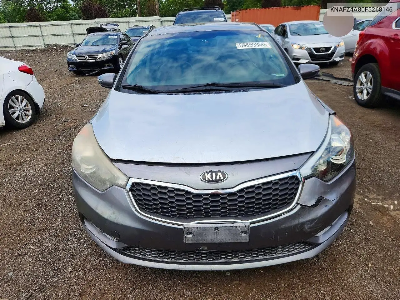 2015 Kia Forte Ex VIN: KNAFZ4A80F5268146 Lot: 59659956