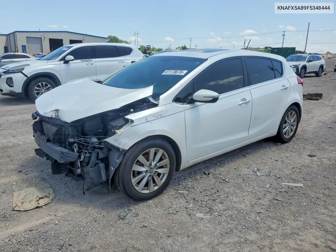 2015 Kia Forte Ex VIN: KNAFX5A89F5348444 Lot: 61178676