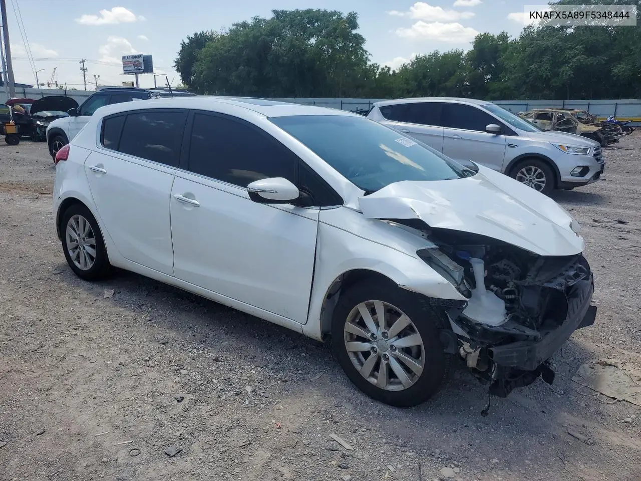 2015 Kia Forte Ex VIN: KNAFX5A89F5348444 Lot: 61178676