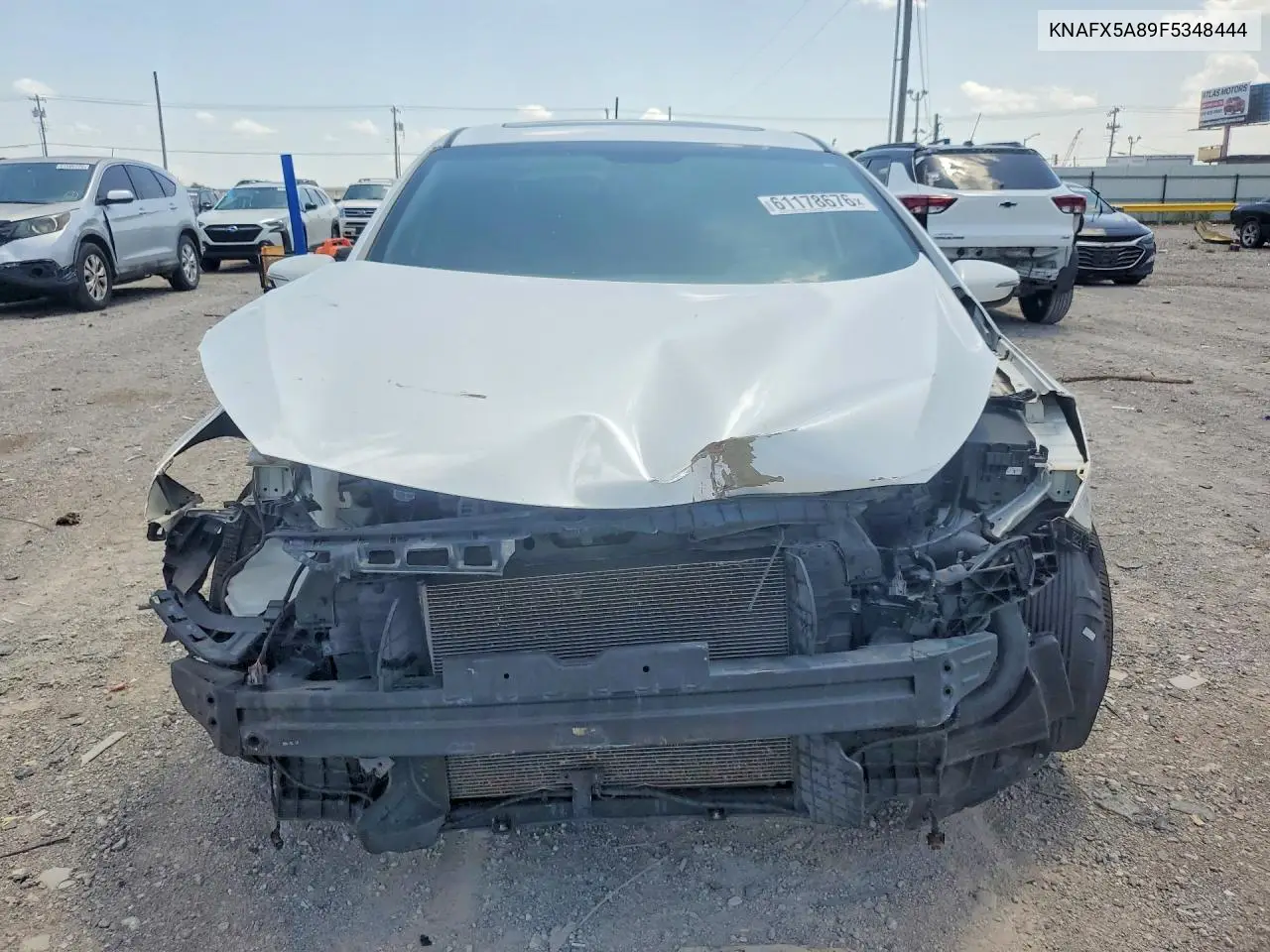 2015 Kia Forte Ex VIN: KNAFX5A89F5348444 Lot: 61178676