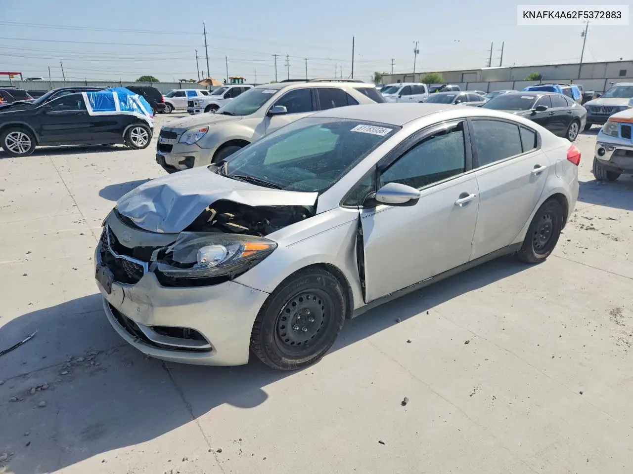 2015 Kia Forte Lx VIN: KNAFK4A62F5372883 Lot: 61765936
