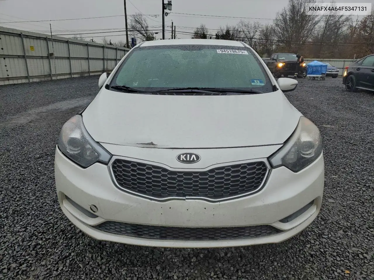 KNAFX4A64F5347131 2015 Kia Forte Lx