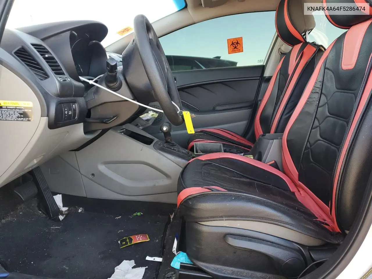 KNAFK4A64F5286474 2015 Kia Forte Lx