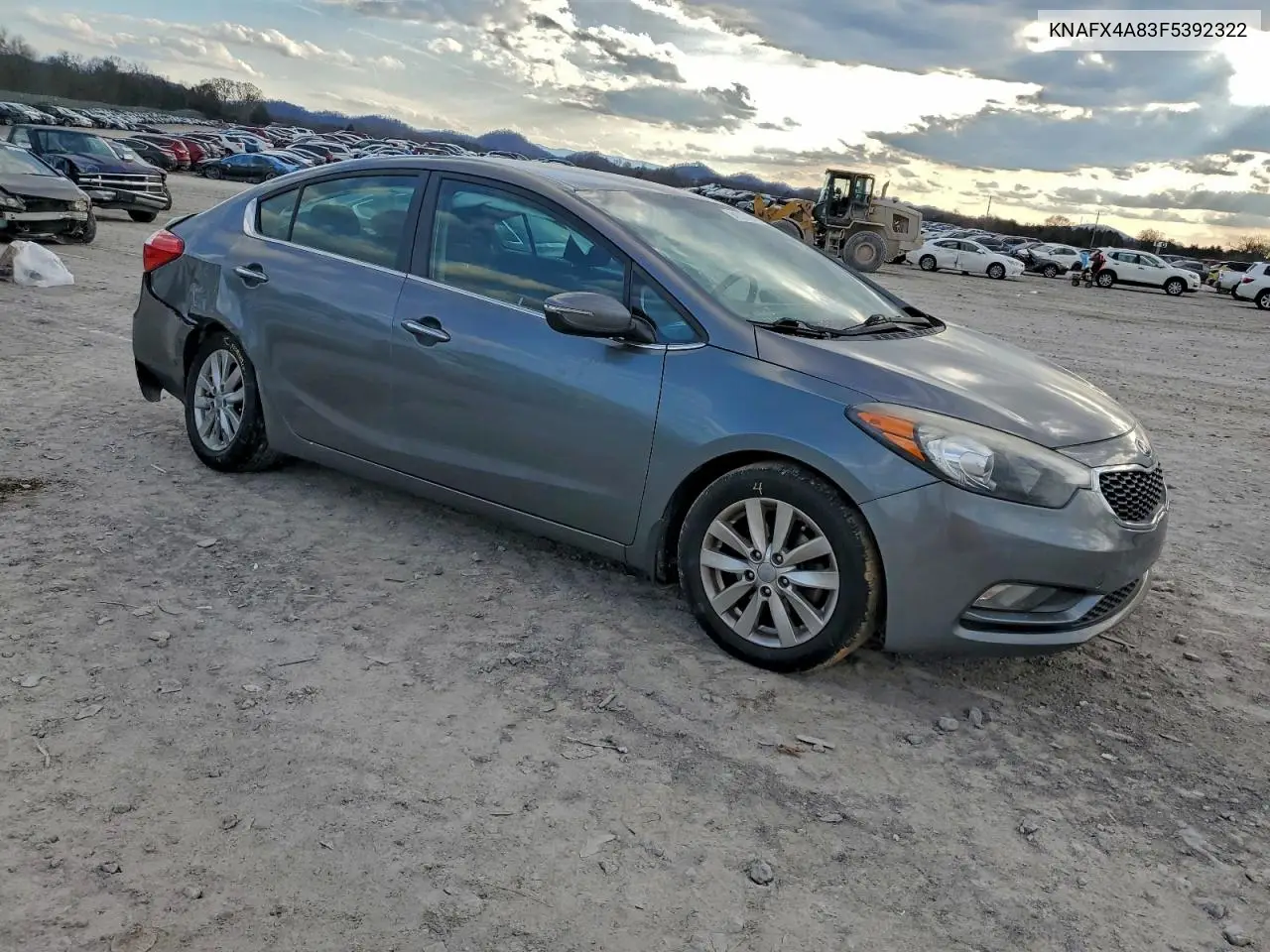 KNAFX4A83F5392322 2015 Kia Forte Ex