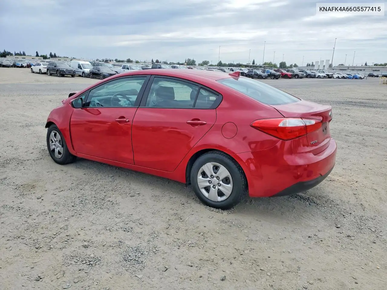 2016 Kia Forte Lx VIN: KNAFK4A66G5577415 Lot: 61060396