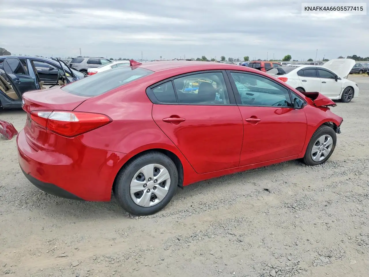 2016 Kia Forte Lx VIN: KNAFK4A66G5577415 Lot: 61060396