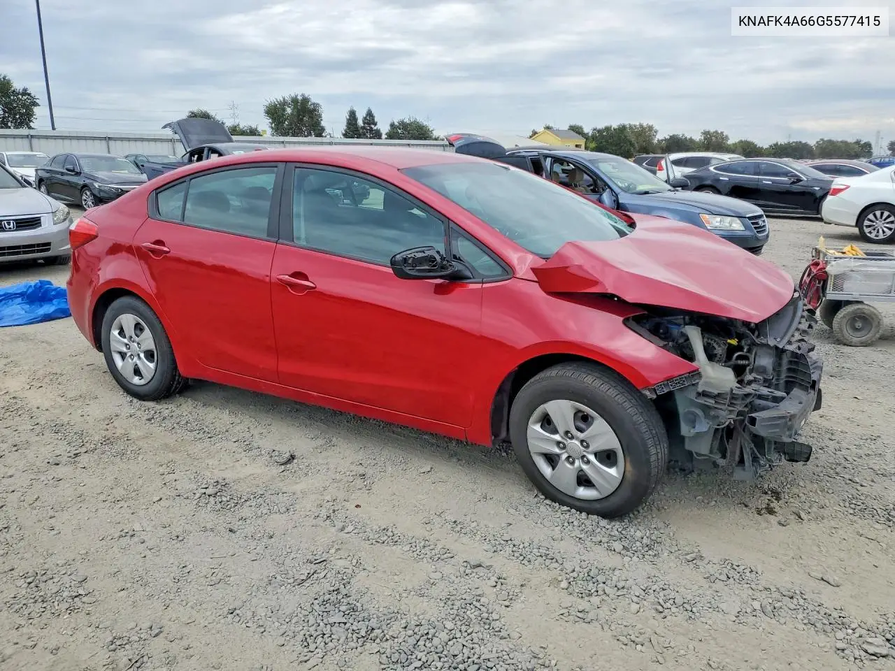 2016 Kia Forte Lx VIN: KNAFK4A66G5577415 Lot: 61060396