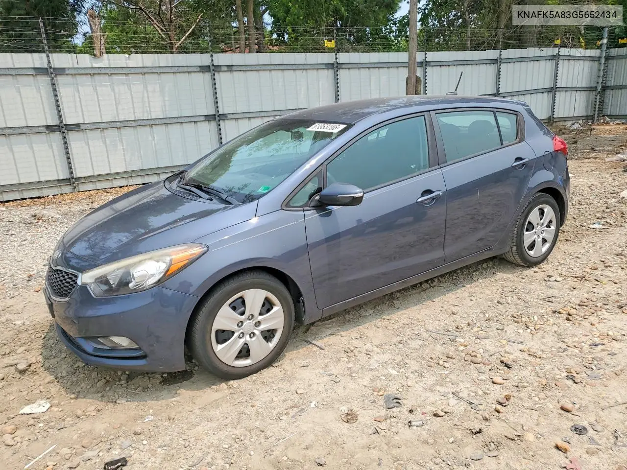 2016 Kia Forte Lx VIN: KNAFK5A83G5652434 Lot: 61063286