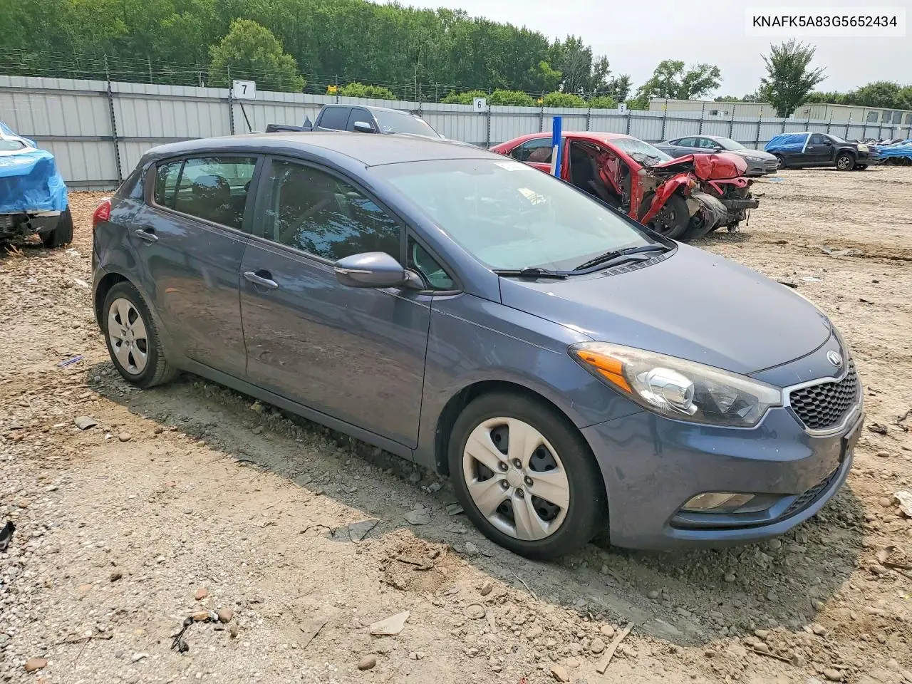 2016 Kia Forte Lx VIN: KNAFK5A83G5652434 Lot: 61063286