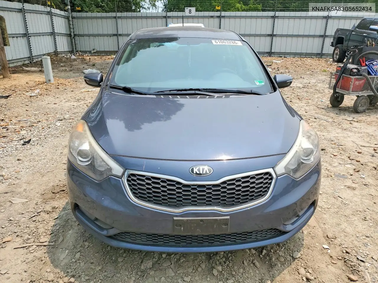 2016 Kia Forte Lx VIN: KNAFK5A83G5652434 Lot: 61063286