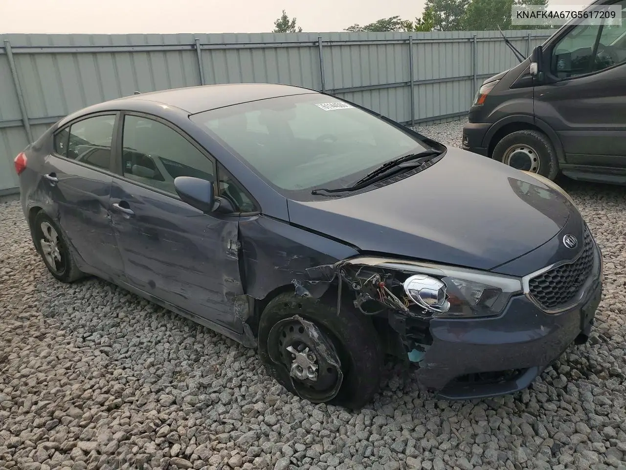 2016 Kia Forte Lx VIN: KNAFK4A67G5617209 Lot: 61144566