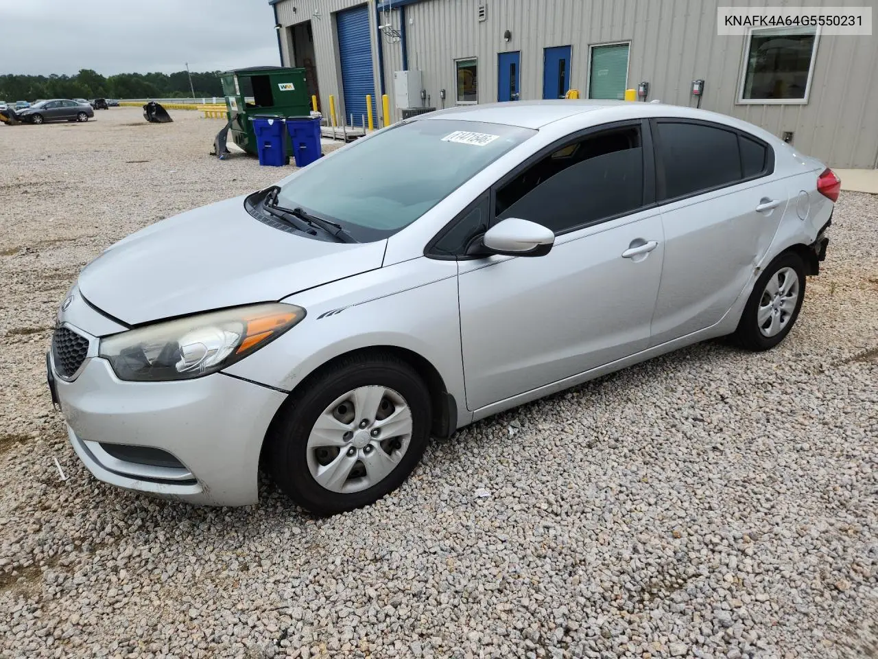 2016 Kia Forte Lx VIN: KNAFK4A64G5550231 Lot: 61471546
