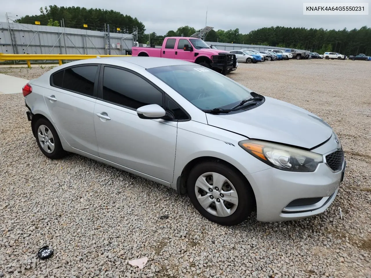 2016 Kia Forte Lx VIN: KNAFK4A64G5550231 Lot: 61471546