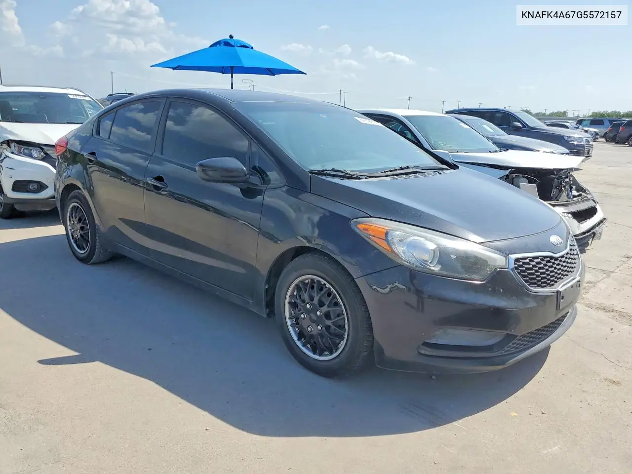 2016 Kia Forte Lx VIN: KNAFK4A67G5572157 Lot: 61629916
