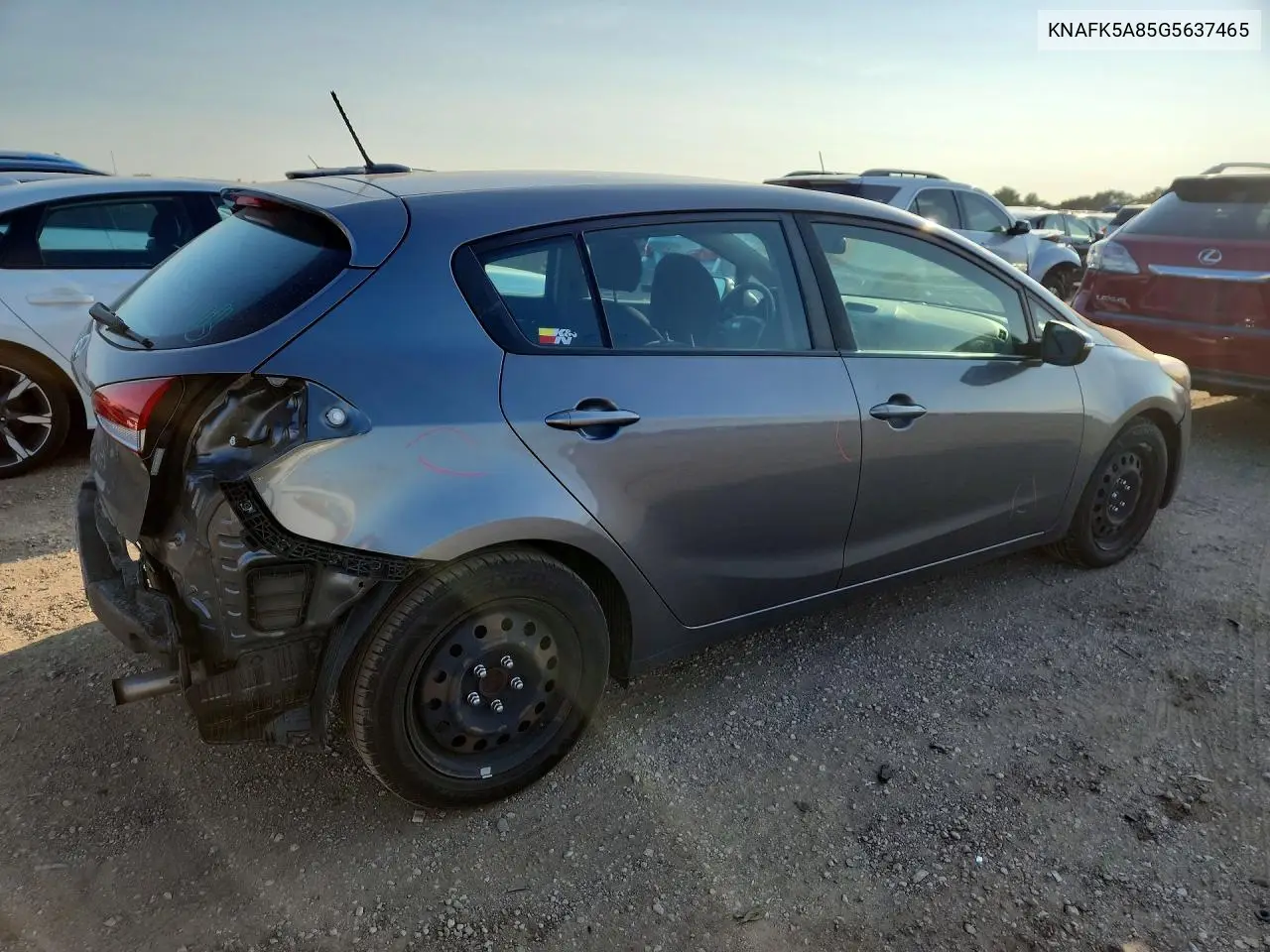 2016 Kia Forte5 Lx VIN: KNAFK5A85G5637465 Lot: 61960186