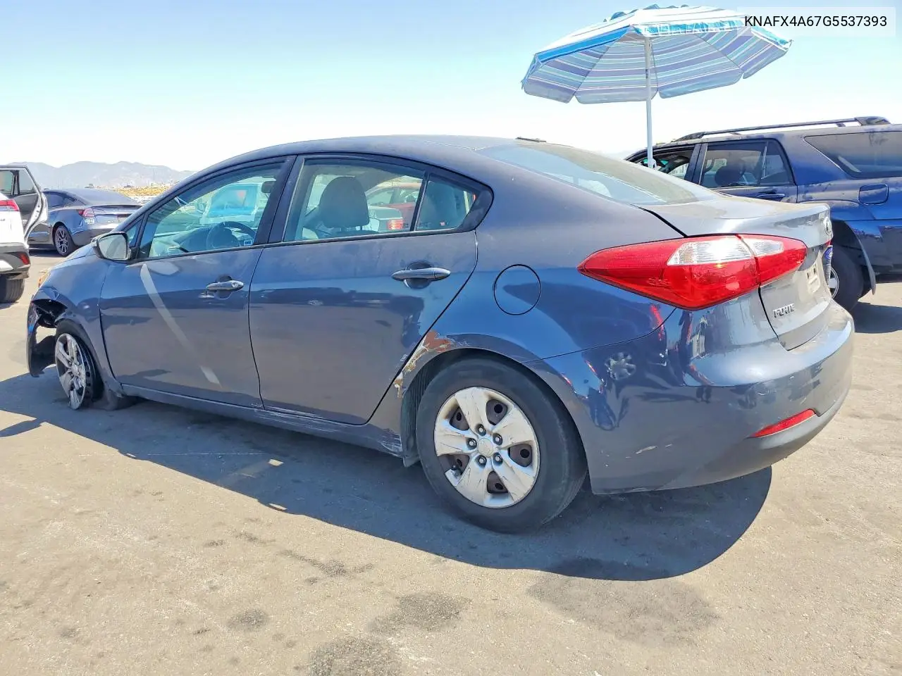 2016 Kia Forte Lx VIN: KNAFX4A67G5537393 Lot: 62225476