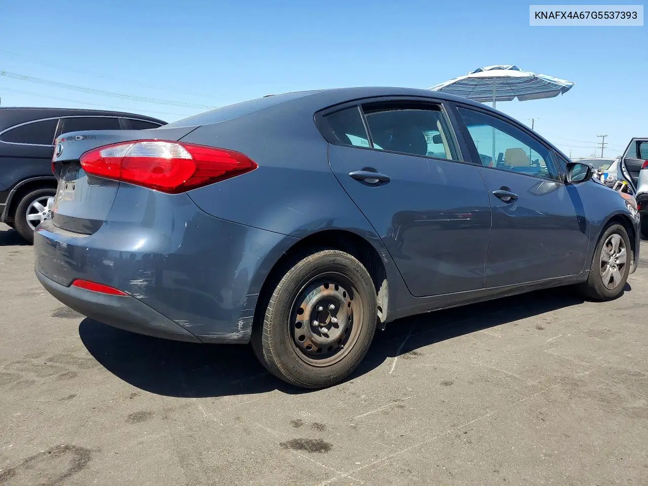 2016 Kia Forte Lx VIN: KNAFX4A67G5537393 Lot: 62225476