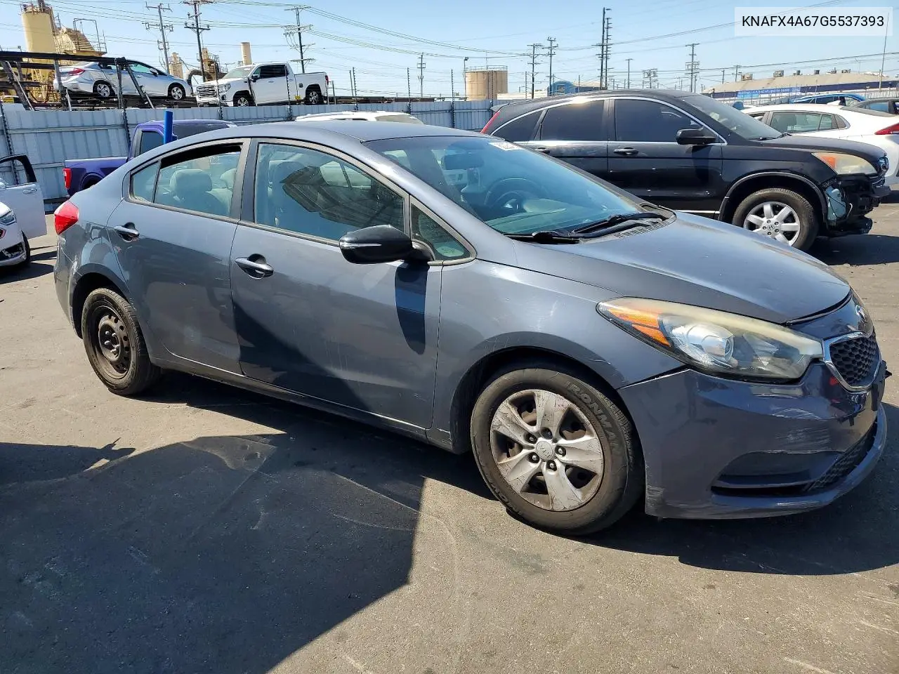 2016 Kia Forte Lx VIN: KNAFX4A67G5537393 Lot: 62225476