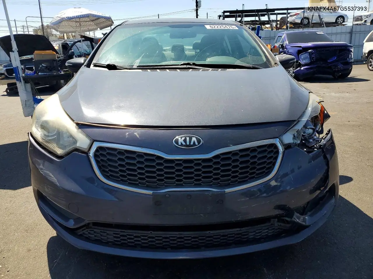 2016 Kia Forte Lx VIN: KNAFX4A67G5537393 Lot: 62225476