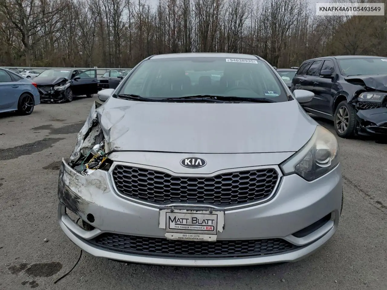 KNAFK4A61G5493549 2016 Kia Forte Lx