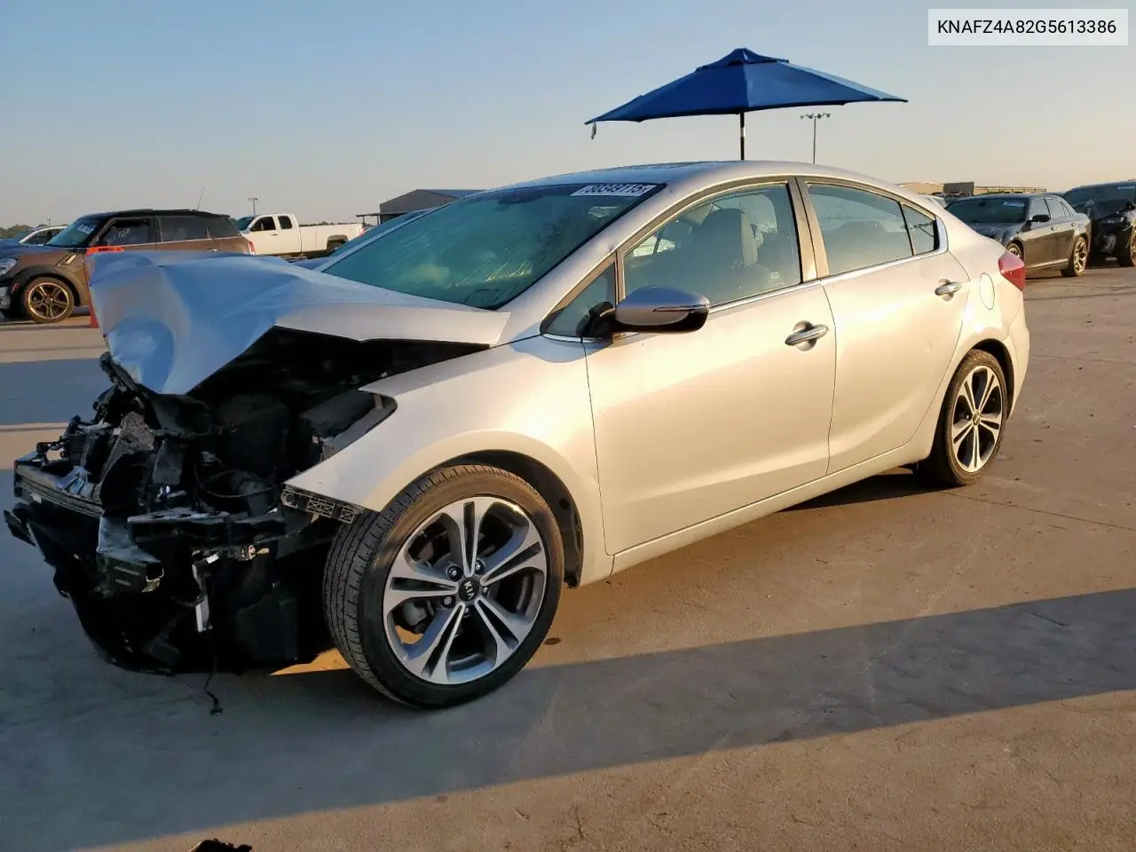 KNAFZ4A82G5613386 2016 Kia Forte Ex
