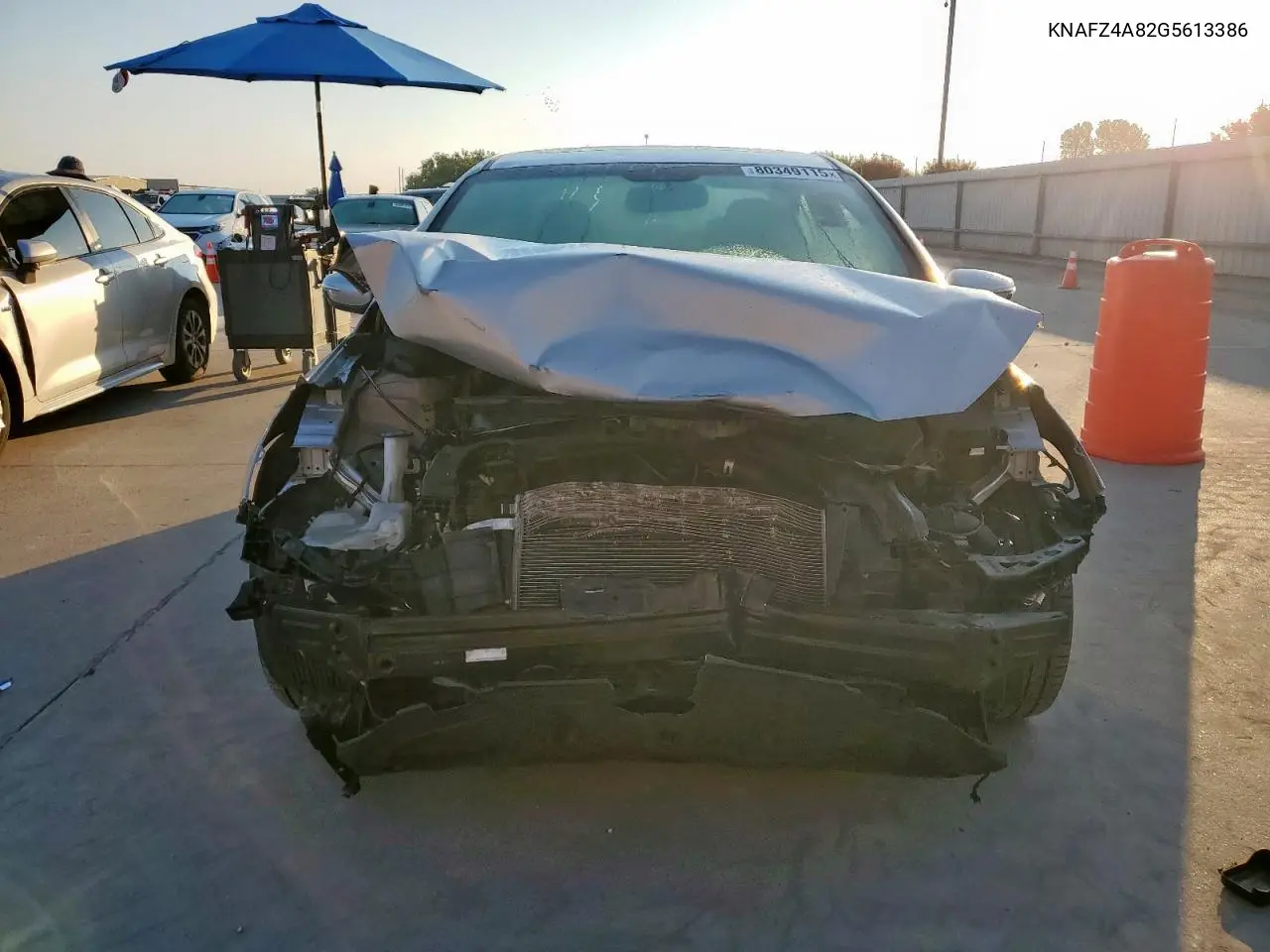 KNAFZ4A82G5613386 2016 Kia Forte Ex