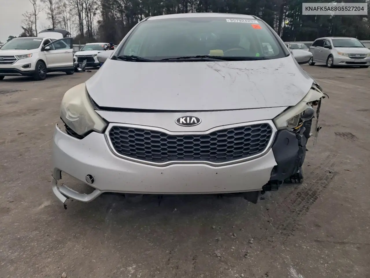 KNAFK5A88G5527204 2016 Kia Forte Lx
