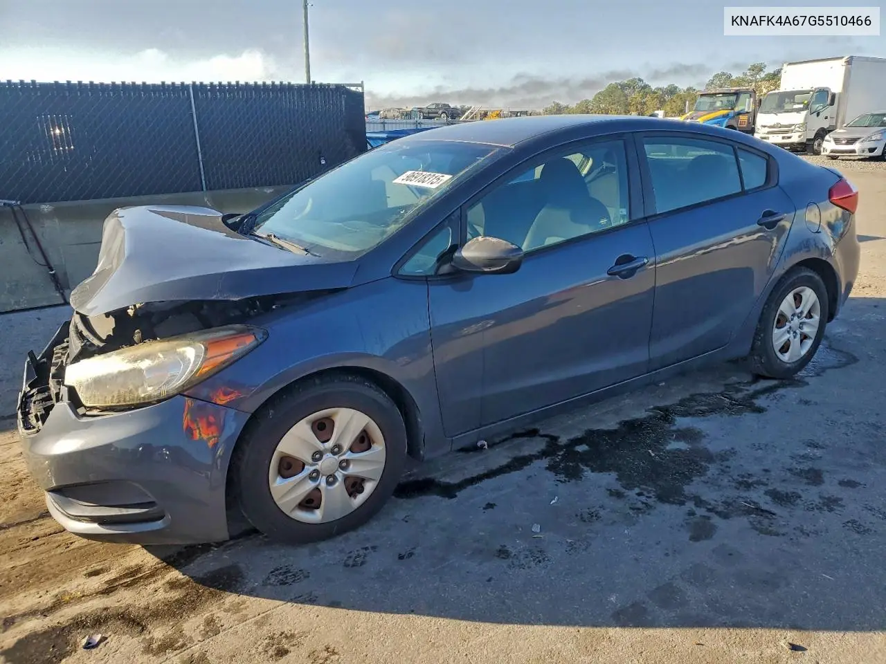 KNAFK4A67G5510466 2016 Kia Forte Lx
