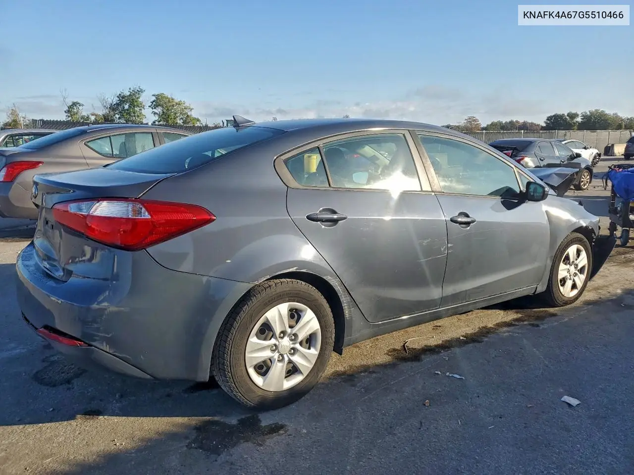 KNAFK4A67G5510466 2016 Kia Forte Lx