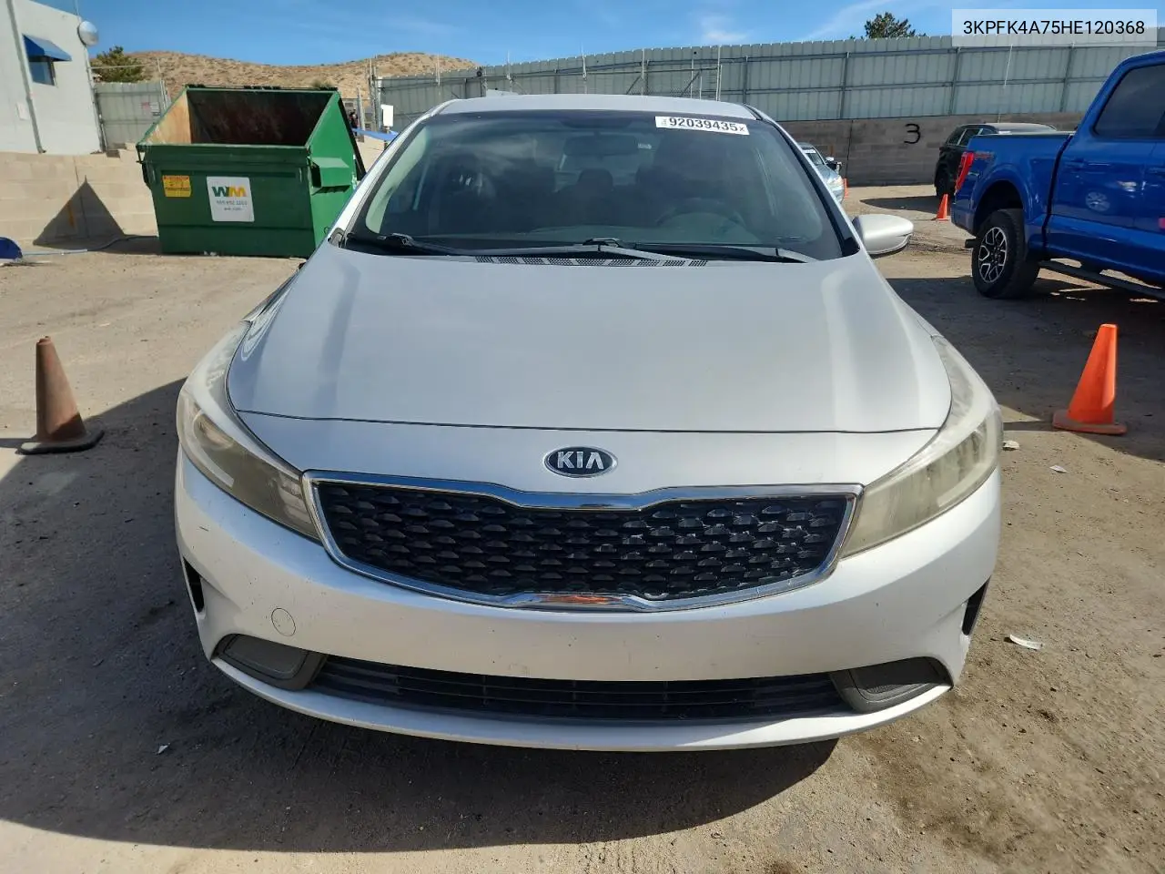 3KPFK4A75HE120368 2017 Kia Forte Lx