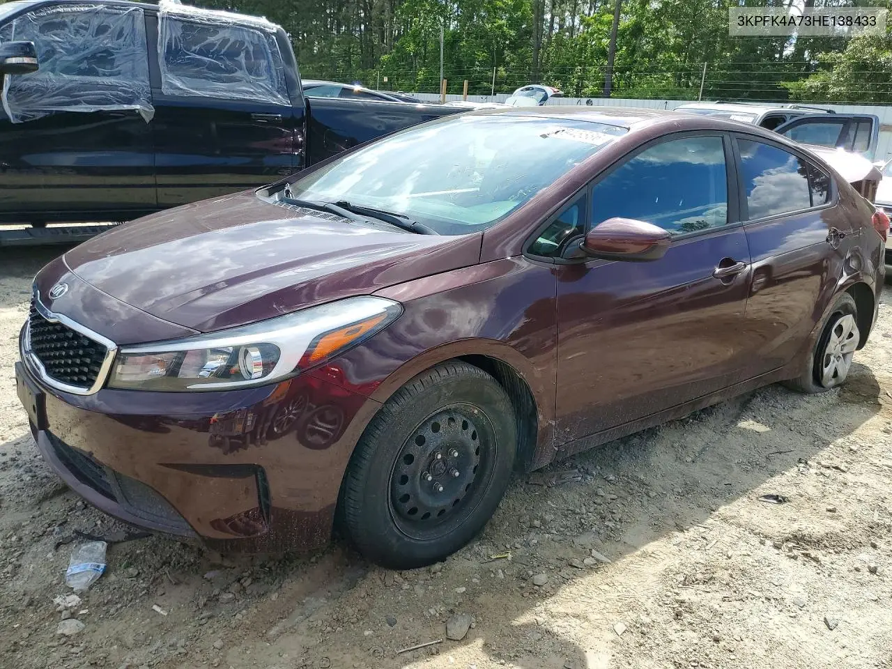2017 Kia Forte Lx VIN: 3KPFK4A73HE138433 Lot: 56945586
