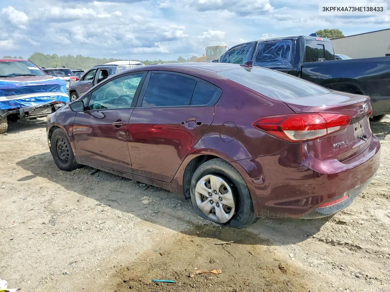 2017 Kia Forte Lx VIN: 3KPFK4A73HE138433 Lot: 56945586