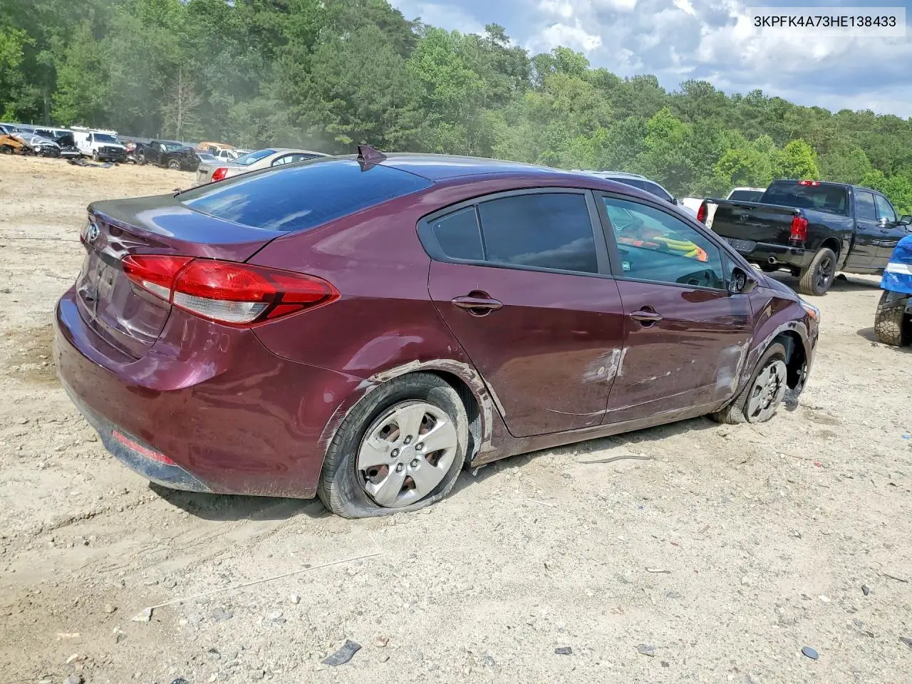 2017 Kia Forte Lx VIN: 3KPFK4A73HE138433 Lot: 56945586