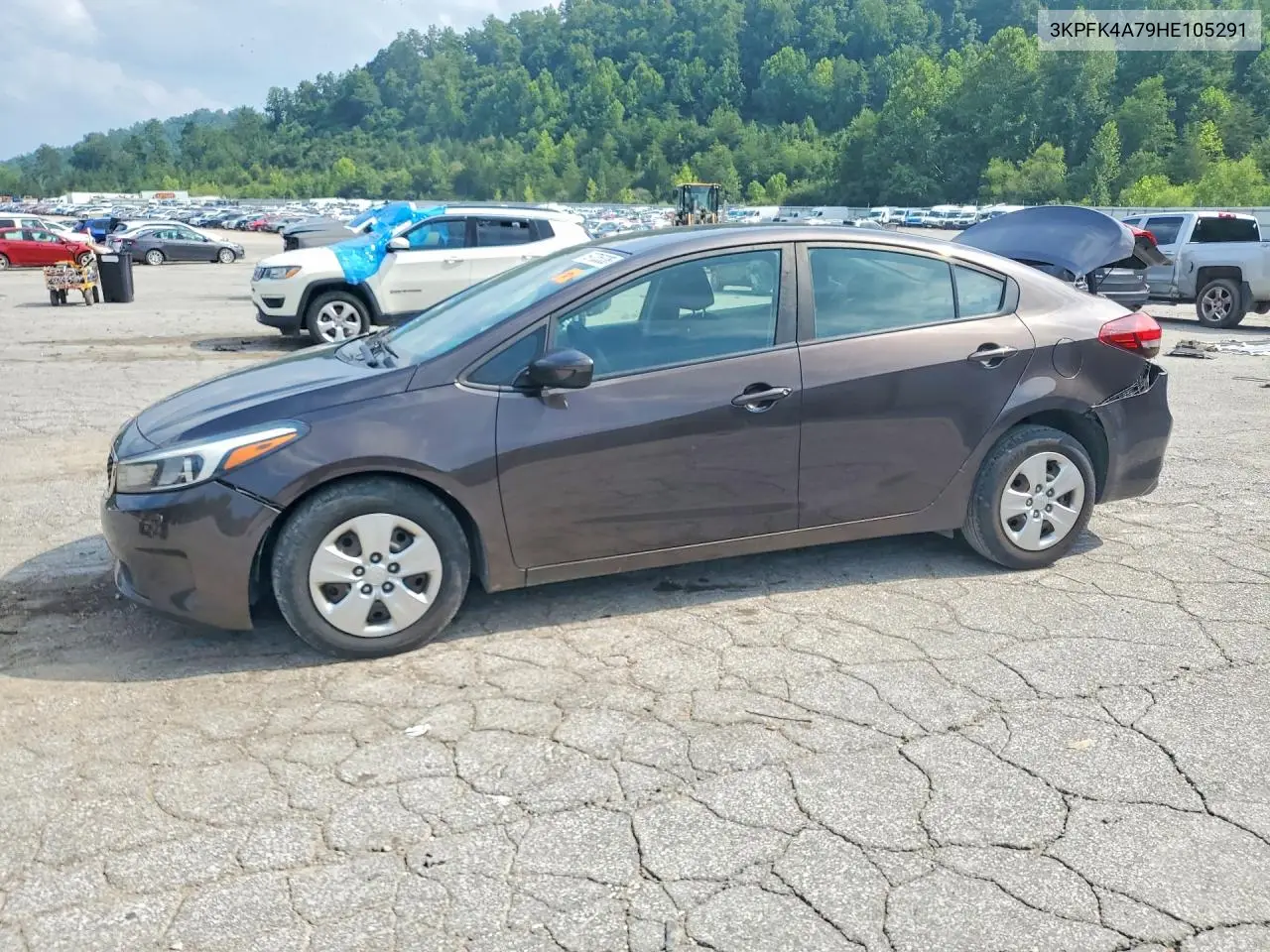 2017 Kia Forte Lx VIN: 3KPFK4A79HE105291 Lot: 59735336