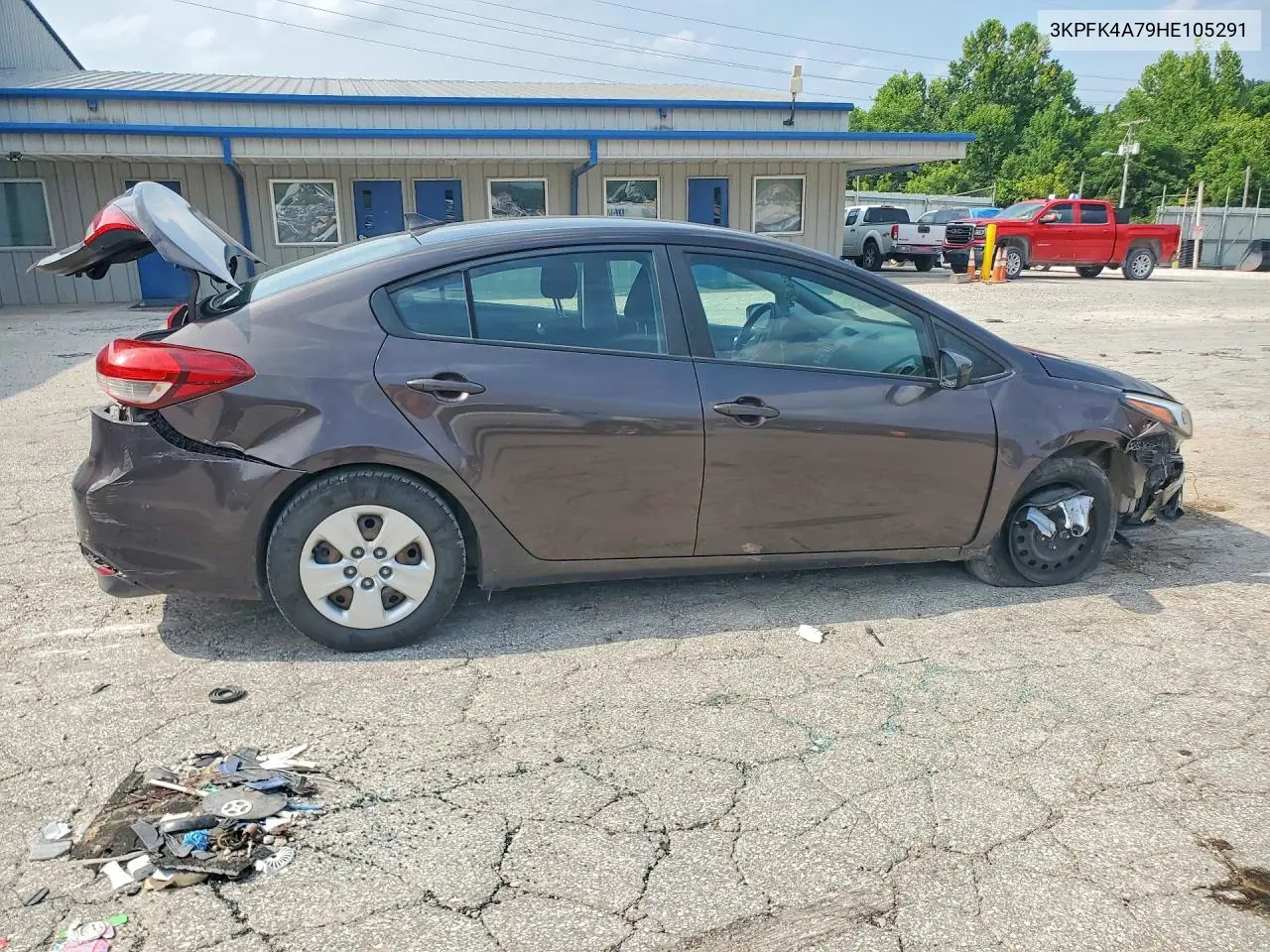 2017 Kia Forte Lx VIN: 3KPFK4A79HE105291 Lot: 59735336