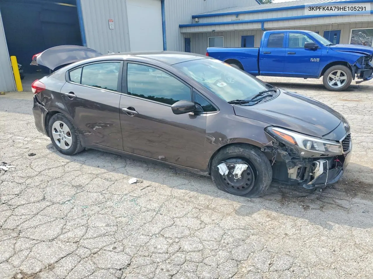 2017 Kia Forte Lx VIN: 3KPFK4A79HE105291 Lot: 59735336