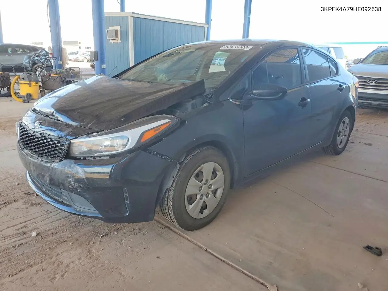 2017 Kia Forte Lx VIN: 3KPFK4A79HE092638 Lot: 60526346
