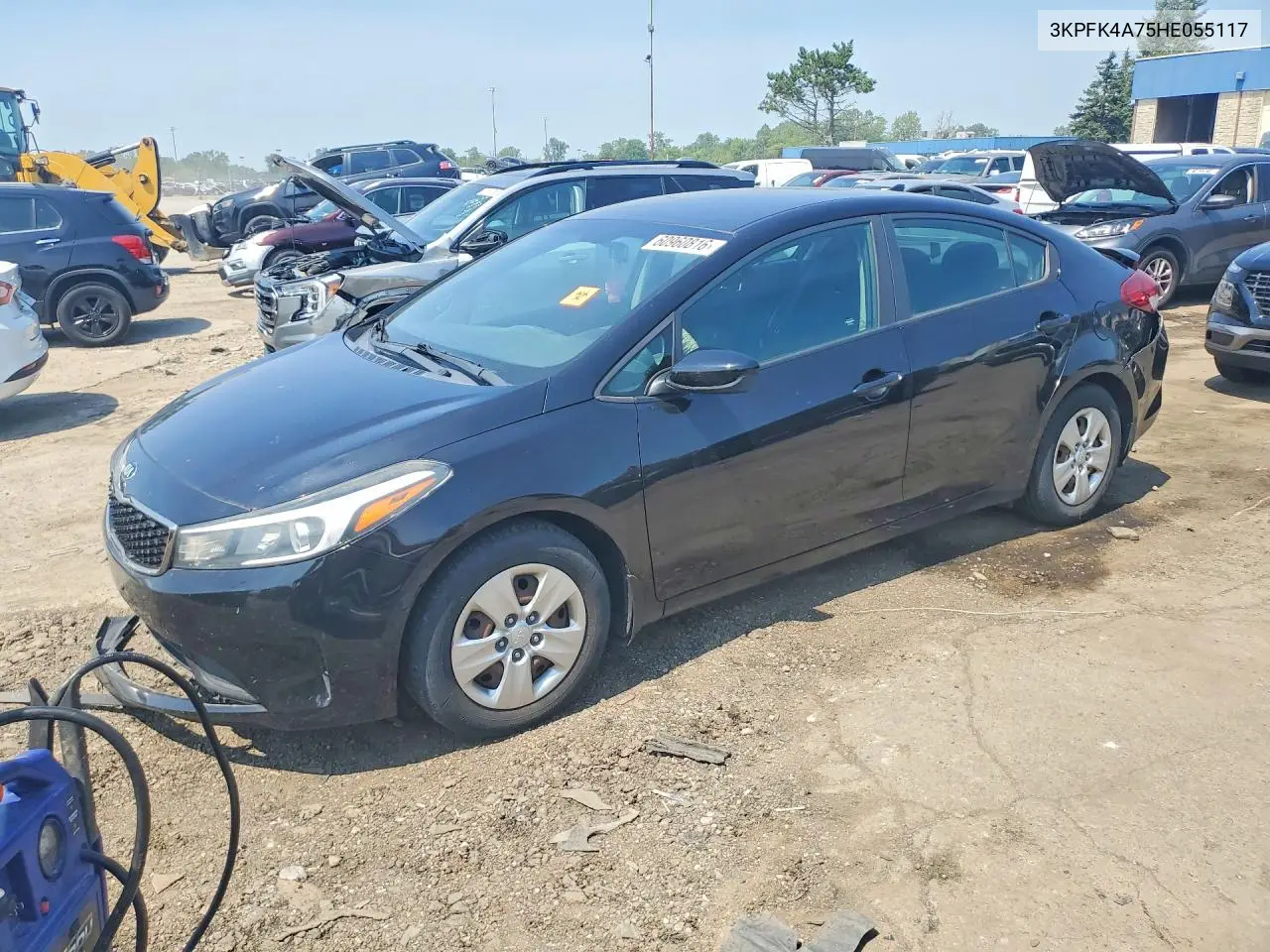 2017 Kia Forte Lx VIN: 3KPFK4A75HE055117 Lot: 60960816