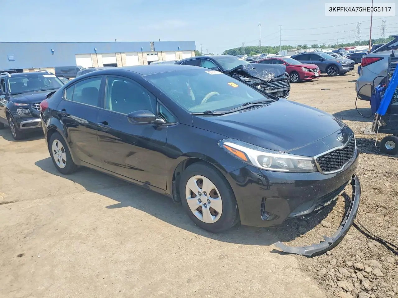 2017 Kia Forte Lx VIN: 3KPFK4A75HE055117 Lot: 60960816