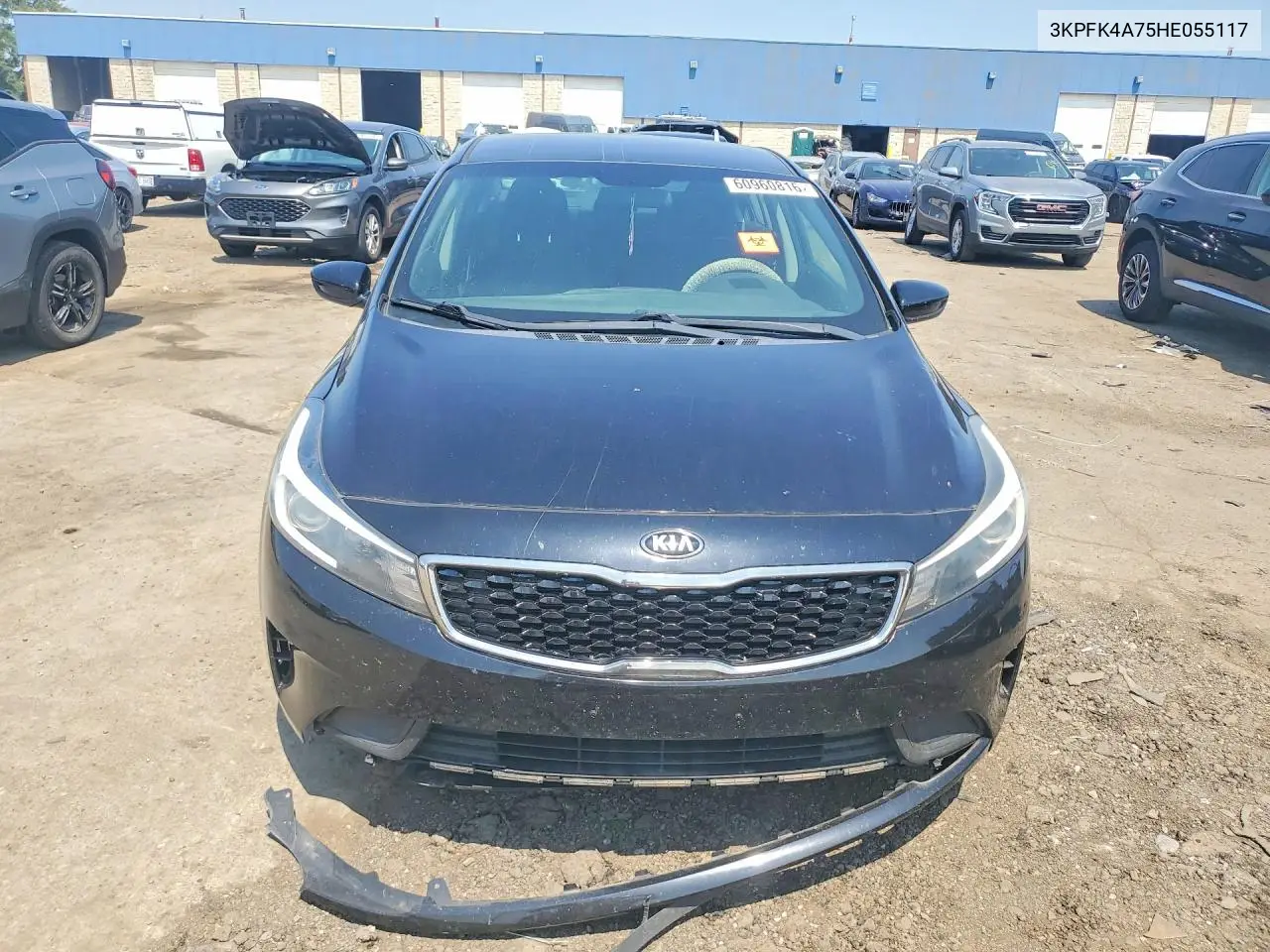 2017 Kia Forte Lx VIN: 3KPFK4A75HE055117 Lot: 60960816