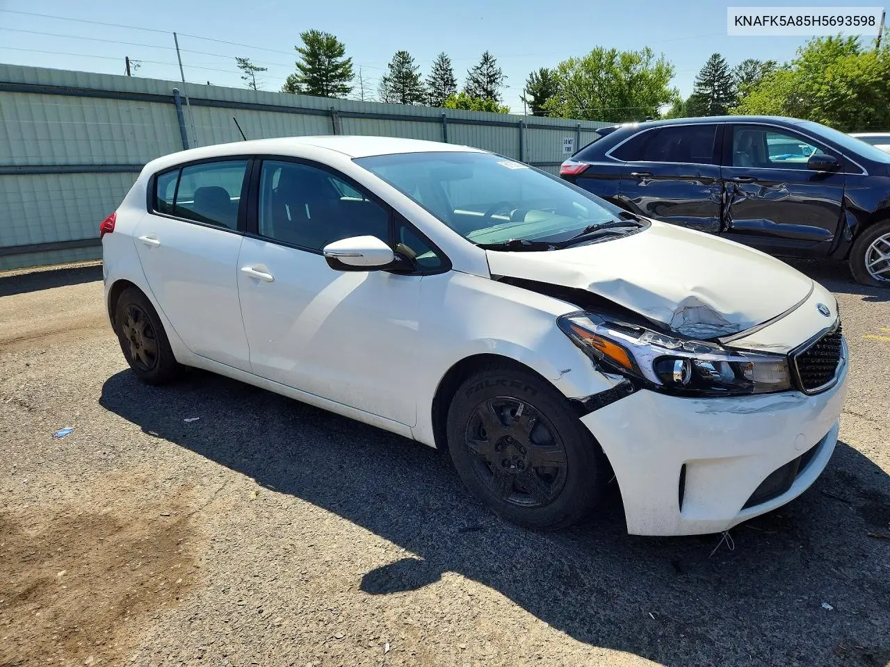 2017 Kia Forte Lx VIN: KNAFK5A85H5693598 Lot: 61159026