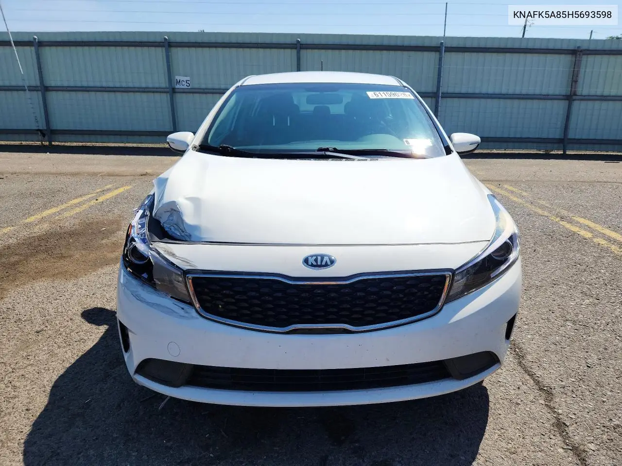 2017 Kia Forte Lx VIN: KNAFK5A85H5693598 Lot: 61159026